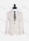 Wholesale Men's Formal Lapel Plain Long Sleeve Two Button Blazer Jackets 718034# - Liuhuamall
