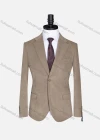 Wholesale Men's Formal Lapel Plain Long Sleeve Two Button Blazer Jackets 718096# - Liuhuamall
