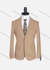 Wholesale Men's Formal Lapel Plain Long Sleeve Two Button Blazer Jackets 723520# - Liuhuamall
