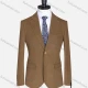 Wholesale Men's Formal Lapel Plain Long Sleeve Two Button Blazer Jackets 723520# Copper Clothing Wholesale Market Liuhua