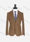 Wholesale Men's Formal Lapel Plain Long Sleeve Two Button Blazer Jackets 723520# - Liuhuamall