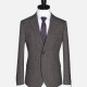Men's Formal Lapel Long Sleeve Two Button Plaid Blazer Jackets 9073# Coffee Clothing Wholesale Market -LIUHUA