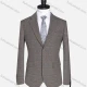 Wholesale Men's Formal Lapel Plaid Long Sleeve Two Button Blazer Jackets 9078# Brown Clothing Wholesale Market Liuhua