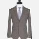 Men's Formal Lapel Plaid Long Sleeve Two Button Blazer Jackets 9078# Brown Clothing Wholesale Market -LIUHUA
