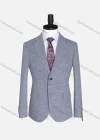 Wholesale Men's Formal Lapel Plain Long Sleeve Two Button Blazer Jackets 9103# - Liuhuamall
