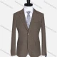 Wholesale Men's Formal Lapel Allover Plaid Print Long Sleeve Two Button Blazer Jackets 9125# Coffee Clothing Wholesale Market Liuhua