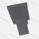 Wholesale Men's Formal Business Plain Ankle Length Straight Leg Suit Pants 721185# Dark Gray Clothing Wholesale Market Liuhua