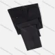 Wholesale Men's Formal Business Plain Ankle Length Straight Leg Suit Pants 722# Black Clothing Wholesale Market Liuhua