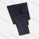 Wholesale Men's Formal Business Plain Ankle Length Straight Leg Suit Pants 722# Navy Clothing Wholesale Market Liuhua
