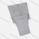 Wholesale Men's Formal Business Plain Ankle Length Straight Leg Suit Pants 978# Light Gray Clothing Wholesale Market Liuhua