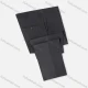 Wholesale Men's Formal Business Plain Ankle Length Straight Leg Suit Pants 978# Black Clothing Wholesale Market Liuhua