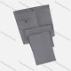 Wholesale Men's Formal Business Plain Ankle Length Straight Leg Suit Pants D2421# Dark Gray Clothing Wholesale Market Liuhua