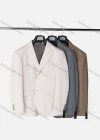 Wholesale Men's Formal Lapel Plain Long Sleeve Two Button Blazer Jackets 718034# - Liuhuamall