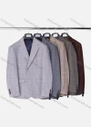 Wholesale Men's Formal Lapel Long Sleeve Two Button Plaid Blazer Jackets 9073# - Liuhuamall