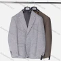 Wholesale Men's Formal Lapel Allover Plaid Print Long Sleeve Two Button Blazer Jackets 9125# preview