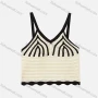 Wholesale Women's Sexy Casual V Neck Striped Knit Cami Top M951# preview