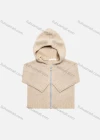 Wholesale Baby`s Long Sleeve Hooded Zipper Plain Sweater Knited Jacket - Liuhuamall