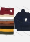 Wholesale Men's Casual Plain Turtleneck Long Sleeve Sweater - Liuhuamall