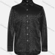 Wholesale Men's Fashion Leopard Print Jacquard Long Sleeve Button Down Shirt LH14# Black Clothing Wholesale Market Liuhua