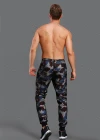 Wholesale Men's Camouflage Athletic Workout Elastic Waist Drawstring Zipper Pockets Ankle Length Gym Running Joggers L10834# - Liuhuamall