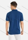 Wholesale Men's Short Sleeve Casual Allover Print Polo Shirt - Liuhuamall