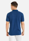 Wholesale Men's Short Sleeve Casual Allover Print Polo Shirt - Liuhuamall