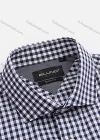 Wholesale Men's Formal Collared Long Sleeve Gingham Button Down Dress Shirts - Liuhuamall