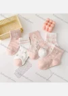 Wholesale Girls Lovely Graphic Crew Ankle Socks - Liuhuamall