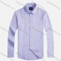 Wholesale Men's Formal Plain Collared Long Sleeve Texture Button Down Shirts preview