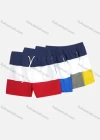 Wholesale Men's Casual Colorblock Drawstring Shorts - Liuhuamall