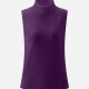 Women's Rolled Neck Sleeveless Rib-Knit Top B646# Clothing Wholesale Market -LIUHUA