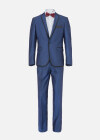 Wholesale Men's Fashion Plain Lapel One Button Pockets Black Trims Slim Fit Blazer & Trousers 2 Piece Sets - Liuhuamall