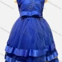 Wholesale Girls Lovely Sleeveless Plain Bow-knot Embroidered Tiered Flower Dress preview