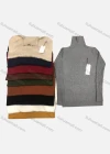 Wholesale Men's Casual Plain Turtleneck Long Sleeve Sweater - Liuhuamall