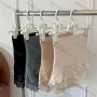 Wholesale Women's Plain Lace Trim Breathable HIgh Waist Brief preview