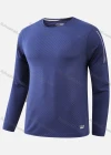 Wholesale Men's Round Neck Long Sleeve Plain Workout Running Pullover Sweatshirt T220# - Liuhuamall