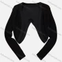 Wholesale Women's Casual Long Sleeve Plain Knit Crop Cardigan M932# preview