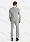 Wholesale Men's Striped Lapel Collar Blazer&Pants Slim Fit Suit Set - Liuhuamall