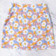 Women's Cute Floral Print Short Skirt AY248# Blue Bell Clothing Wholesale Market -LIUHUA