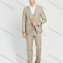 Wholesale Men's Formal Single Breasted Plain Suit Jacket 3 Piece Set preview