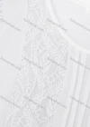 Wholesale Women's Crew Neck Cap Sleeve Lace Trim Pleated Plain Knit Tops - Liuhuamall