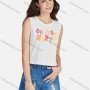 Wholesale Women's Casual Letter Print Round Neck Tank Tops 3103# preview