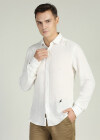Wholesale Men's Linen Button Down Embroidery Plain Shirt - Liuhuamall