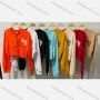Wholesale Women's Sexy Letter Long Sleeve Chain Closure Crop Top preview