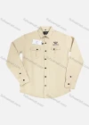 Wholesale Men's Casual Collared Long Sleeve Letter Button Down Shirt - Liuhuamall
