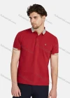 Wholesale Men's Casual Plain 100% Cotton Short Sleeve Labelled Polo Shirt 4# - Liuhuamall