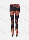 Wholesale Women's Athletic Abstract Striped Colorblock Print High Waist Yoga Elasticity Leggings - Liuhuamall