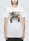 Wholesale Men's Round Neck Short Sleeve Cartoon Cat Graphic T-Shirt 3561# - Liuhuamall