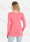 Wholesale Women's Pink V-Neck Rhinestone Striped & Letter Appliques Slim Fit Knit Cardigan - Liuhuamall