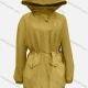 Wholesale Women's Casual Long Sleeve Double Flap Pockets Drawstring Waist Hooded Trench Coat 19# Clothing Wholesale Market Liuhua